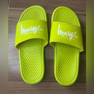 Nike X Stussy slides. Size 8